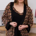 Халат жіночий і нічна сорочка жіноча з віскози — комплект «Milana»