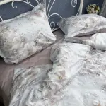 Сатинова постільна білизна з принтом «Перлинна Гармонія»