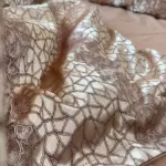 Жаккардова постільна білизна “Ніч Клеопатри”, золотисто-коричнева