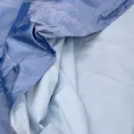 Жаккардова постільна білизна "Ранковий релакс", сріблясто-синя